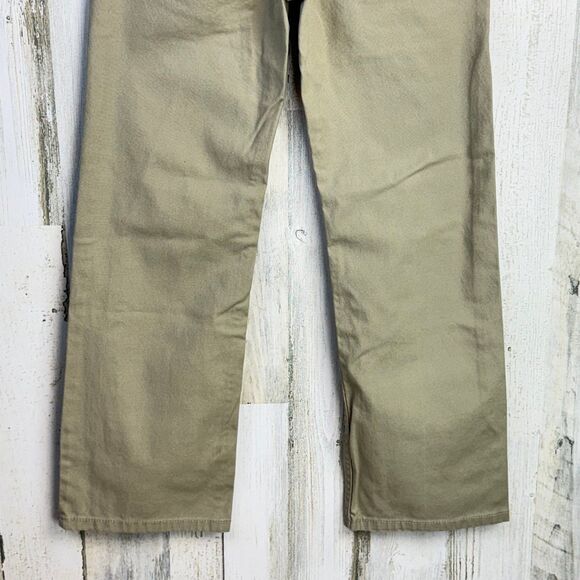 Carhartt Pants Youth Size 12 Brown Canvas Elastic Waist Straight Leg Chores Work - Picture 5 of 9